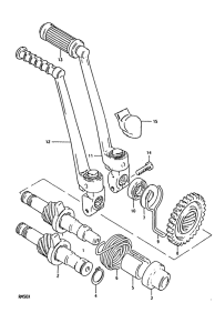 RM50 Ножной стартер