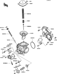 VN750 Carburetor parts(1 / 2)