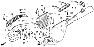 XL250S Muffler 78-81