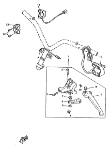CW50RS Handle switch. lever