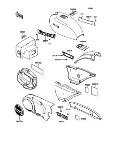 KH125 Наклейки