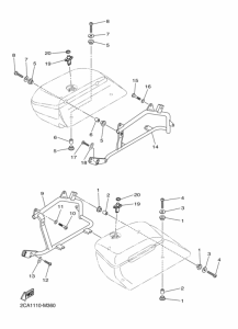 XVS1300BG Боковые кофры