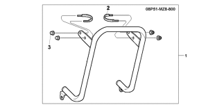 VT600CD2 Radiator guard