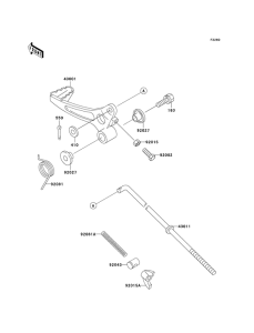 KX60 Педаль тормоза