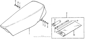 CR125 Сиденье