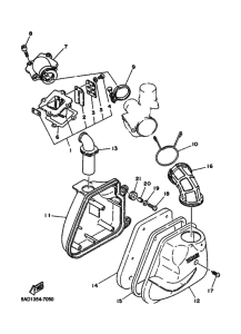 YN50R Впускная система