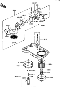 Z550 Масляный насос