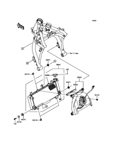 ER650 Радиатор