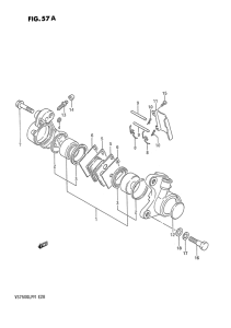 VS750 Передний суппорт