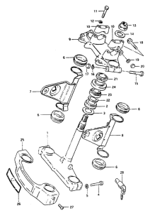 GS550 Траверса нижняя