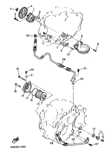 XT500E Масляный насос