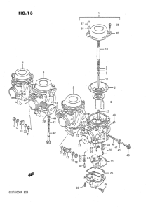 GSX1100 Carburetor assy