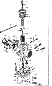 CL175 Cl175 right carburetor
