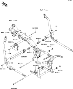 VN2000 Крепление двигателя