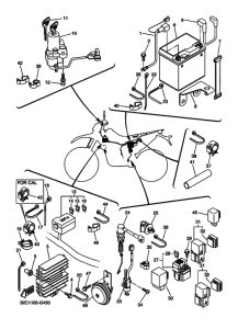 WR250R Equipo electrico
