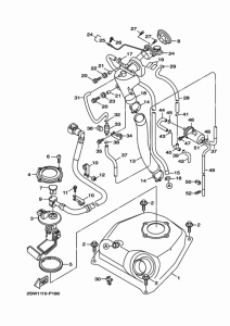 XC155 Топливный бак