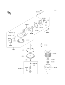 ZR550 Масляный насос