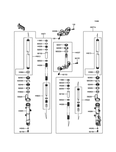 ER300 Передняя вилка