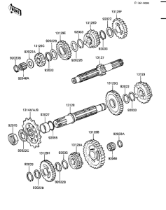 KX500 Трансмиссия