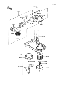 Z550 Масляный насос