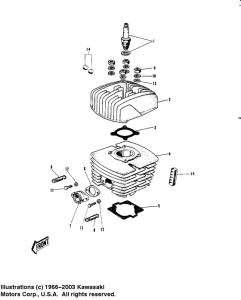 KV100 Головка блока цилиндров / цилиндр