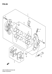 GSX-R1000 Передний суппорт