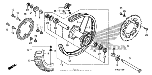 Переднее колесо