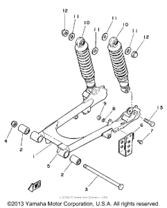 MX100G Rear arm - suspension