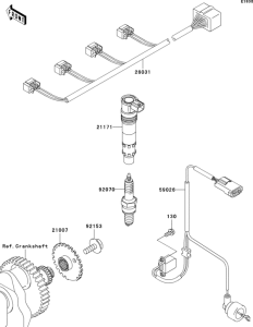 ZR1000 Система зажигания