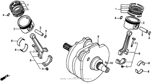 VT1100C Коленвал
