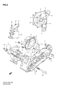 UG110 Картер двигателя