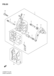 UH200 Передний суппорт