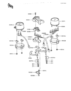 KZ550 Спидометр