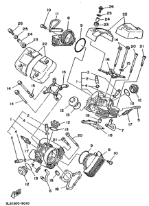 XV250S Головка цилиндров