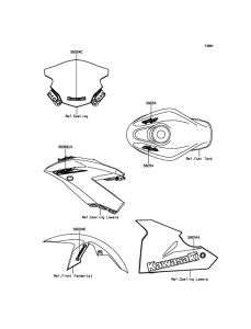 BX250 Decals(Green)(White)