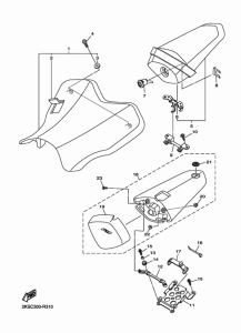 YZF-R1M Сиденье