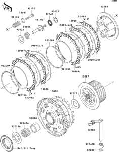 ZX1200 Сцепление