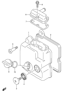 UE150 Крышка головки цилиндров