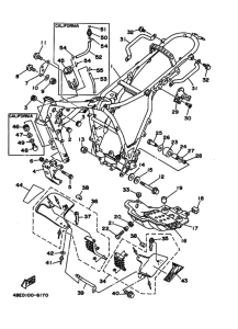 XT225 XT225L Frame comp