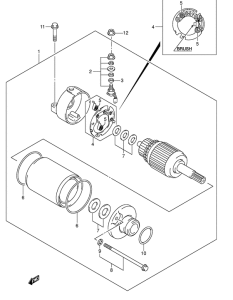 DR-Z400 Стартерный мотор