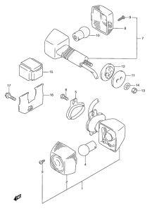 RGV250 Поворотники