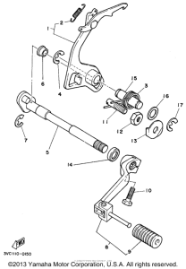 RT180E Вал переключения