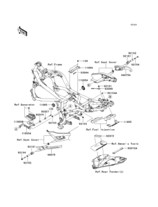 ER400 Рама ,крепежные детали