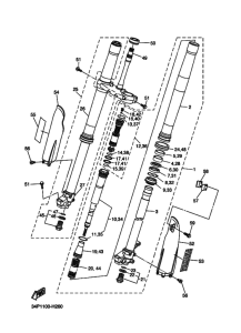 YZ250F ﾌﾛﾝﾄﾌｵ-ｸ