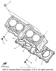 FZR600RB Цилиндры