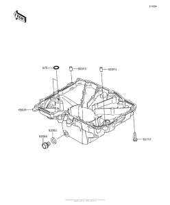 KLZ1000 Маслянный поддон