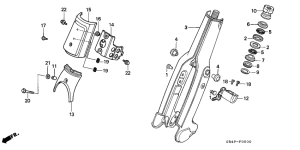 C50 Вилка передней оси
