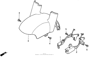 PC800 Front fender 89-96
