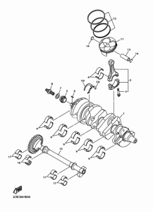 YZF-R1 Crankshaft & piston