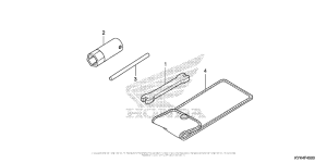 CRF110F Инструмент